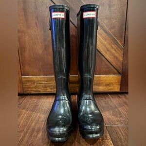 Hunter Classic Black Glossy Boots